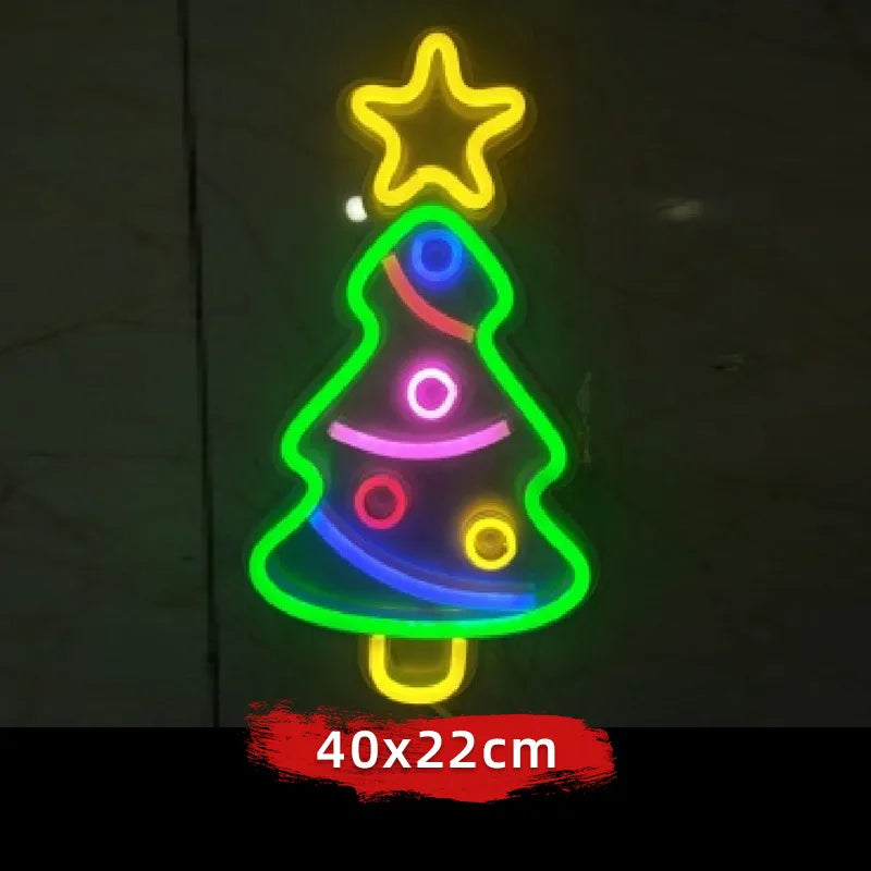 Christmas Vintage Style Simple Style Christmas Tree Star Plastic Indoor Party Lightings