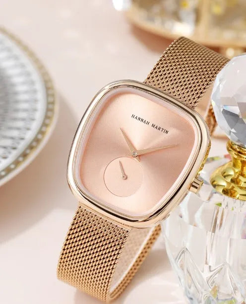 fashion round jewelry buckle quartz women's watches