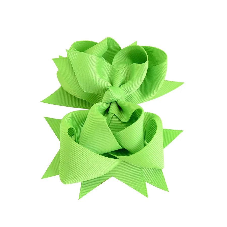 new simple flower fishtail bow hairpin set