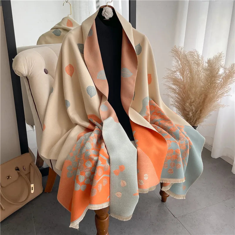 Women's Simple Style Classic Style Color Block Imitation cashmere Polyester Scarf
