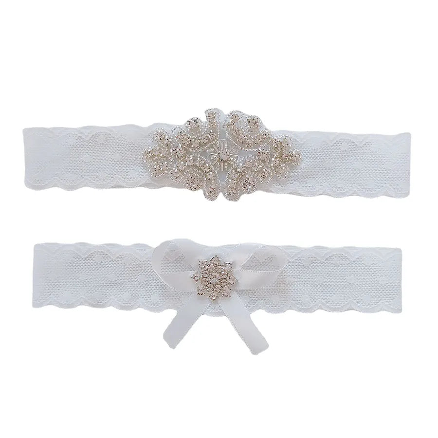 Bridal Solid Color Wedding Party Garter