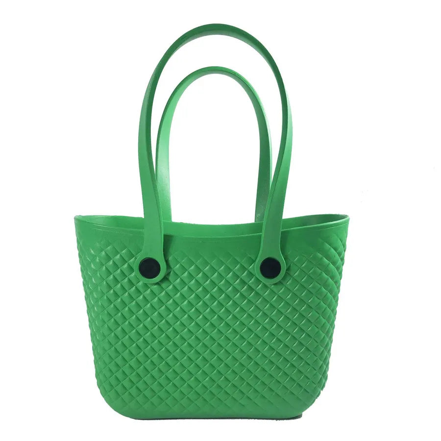 Women's Oversized EVA Solid Color Classic Style Square Open Handbag