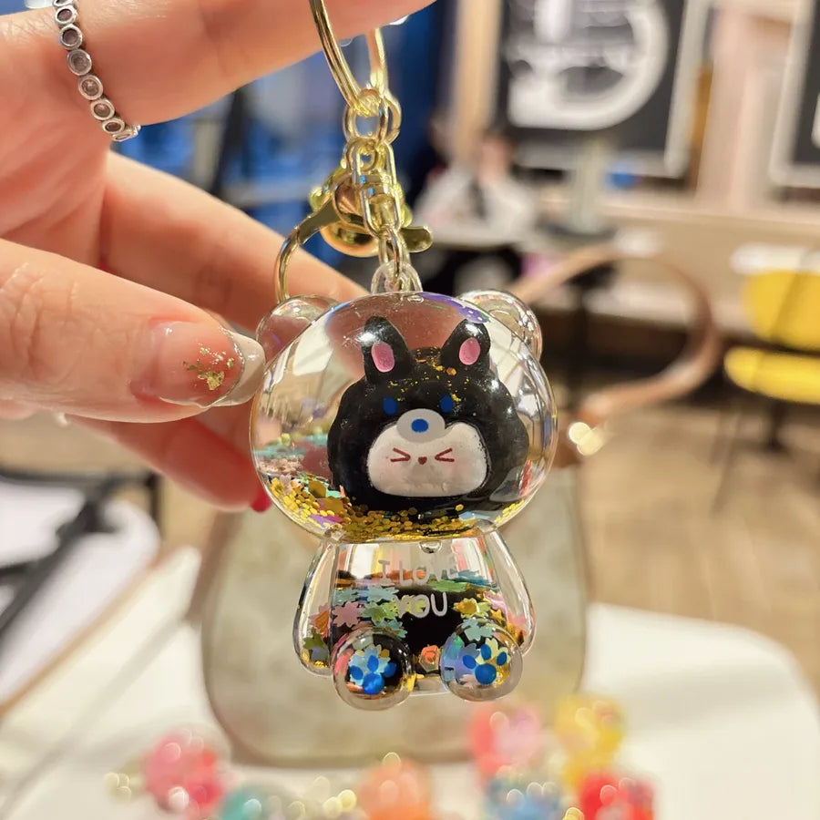 1 Piece Cute Cartoon Character Acrylic Unisex Bag Pendant Keychain