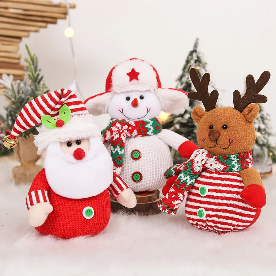 Christmas Simple Style Classic Style Santa Claus Festival Ornaments Decorative Props Gift Wrapping Supplies