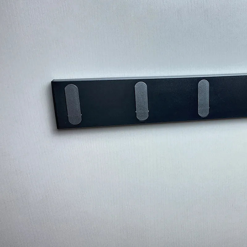 Invisible Hook Door Rear Fitting Room Entrance Coat Hook Wall Hanging Bathroom Clothes Hook Row Hook Punch-Free Folding
