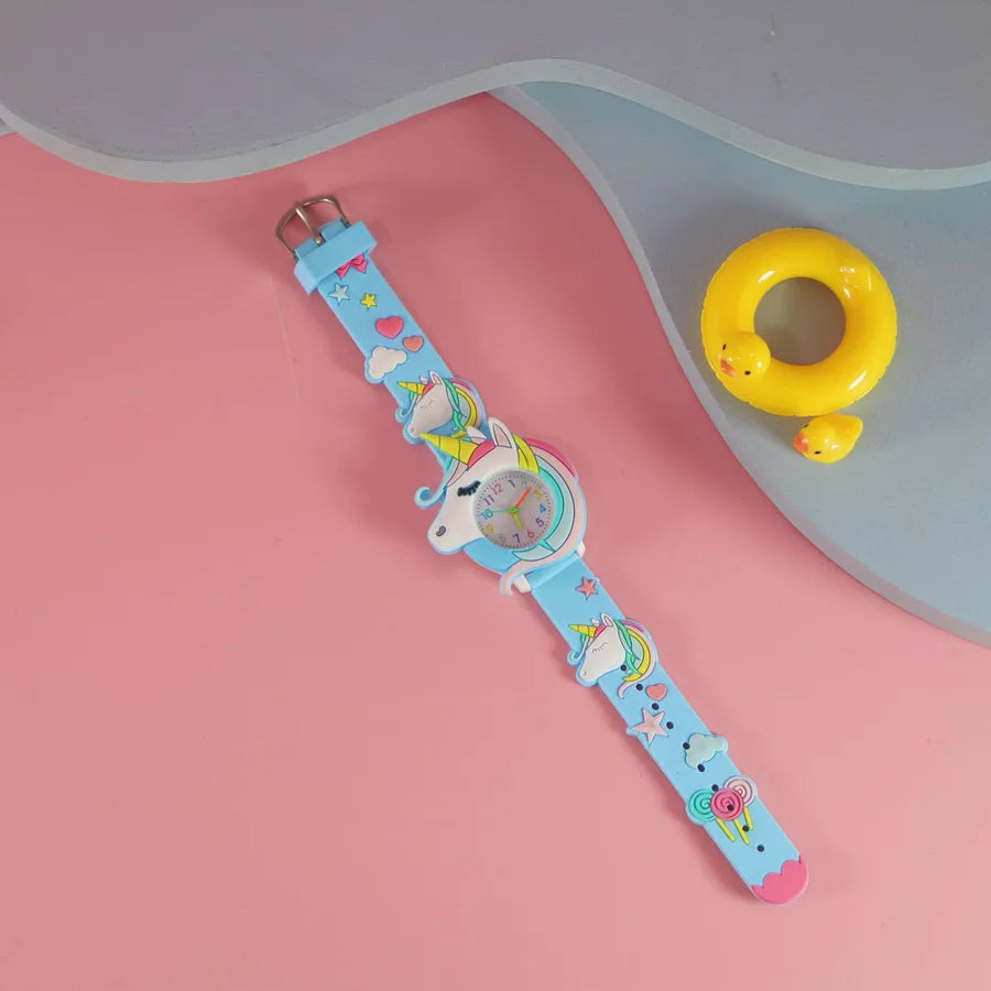 Manufacturers supply new creative children's watches kindergarten primary school students cartoon veneer watches cartoon watch wholesale