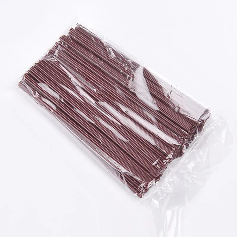 Coffee straw disposable single independent paper packaging three-hole coffee mixing rod hot drink milk tea mixing Rod Wood