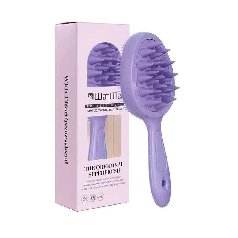 Simple Style Solid Color ABS CPU TRE Hair Comb
