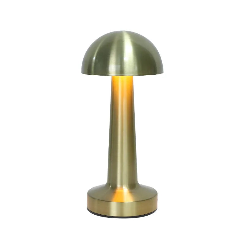 Modern Nordic Creative Bedside Bar Bedroom USB Charging Touch Iron Art Dumbbell Table Lamp Night Light Atmosphere Decorative Lamp