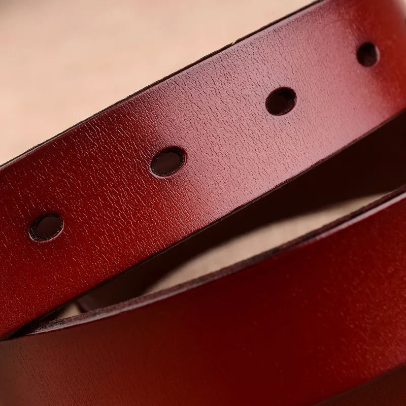 women's leather belt genuine leather women's leather casual belt decoration fashion all-matching  wholesale delivery