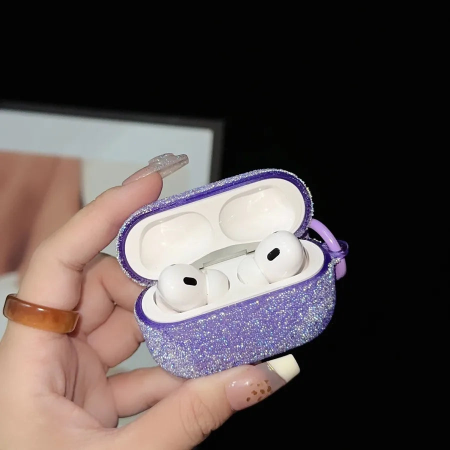 tpu Solid Color Injection Molding Basic Simple Style Headphone case Phone Accessories