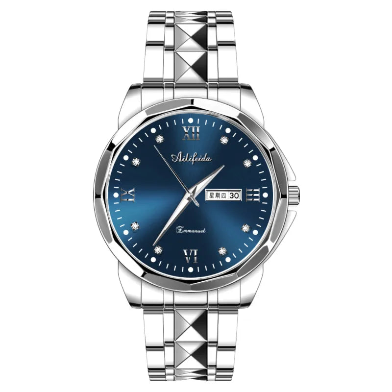 Avery Feida Steel Band Quartz Watch Ladies Shake Voice Live Explosions Wholesale Waterproof Luminous Ultra-thin Double Butterfly Buckle