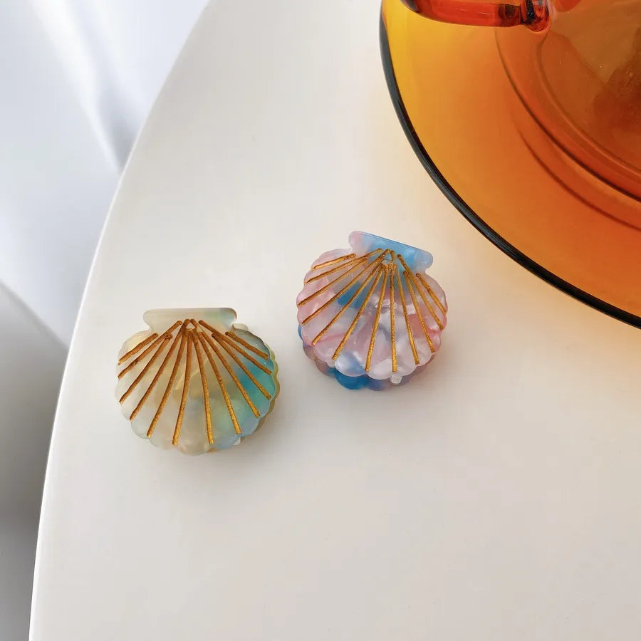 cute shell acetic acid sheets handmade hair claws