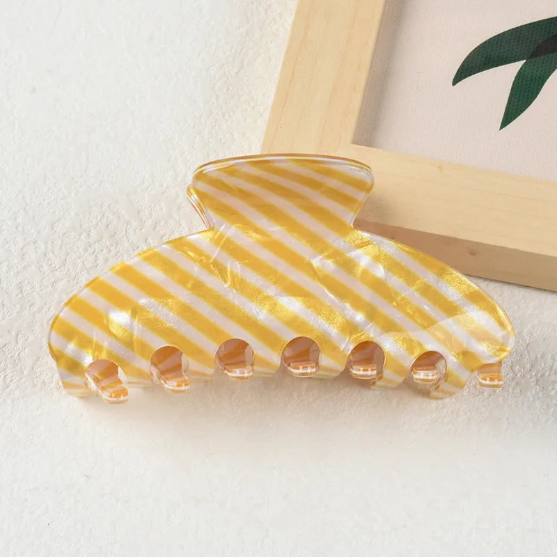 New Style Large Size Acetate Shark Clamp Hair Clip Women Luxury Fashion Hair Accessories Hair Claw For Thick Hair Tail