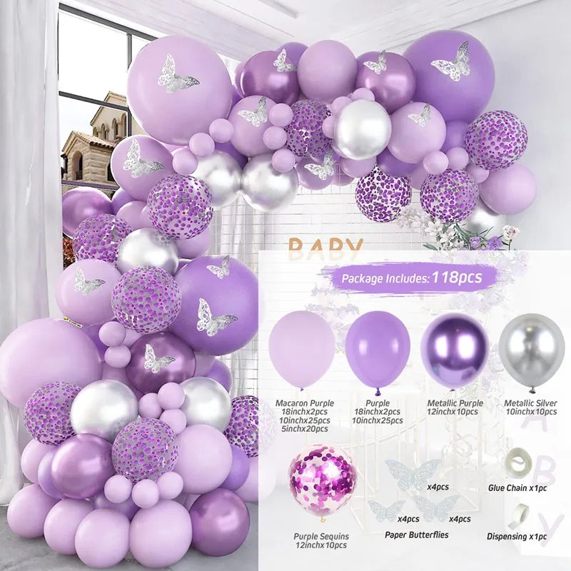 10 Series Birthday Party Decoration Balloon Suit Balloon Chain Arch Wedding Wedding Room Scene Arrangement