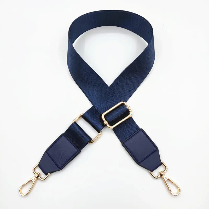 Bag strap shoulder strap solid color men's bag with nylon shoulder crossbody lengthened replacement belt bag accessories 3.8cm bag broadband