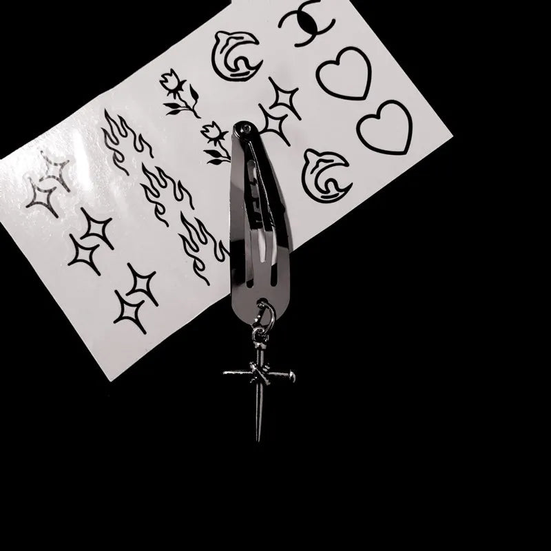 IG Style Classic Style Women's Cross Alloy Charm Hair Clips