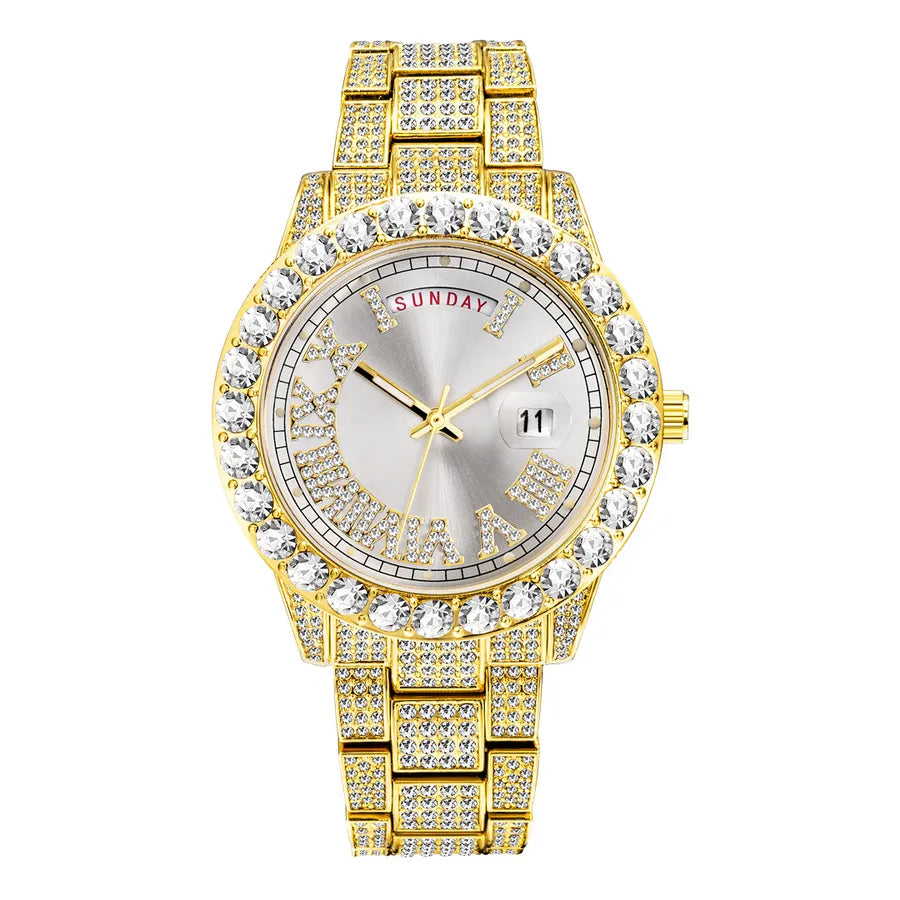 Business Geometric Butterfly Double Snap Quartz Men's Watches