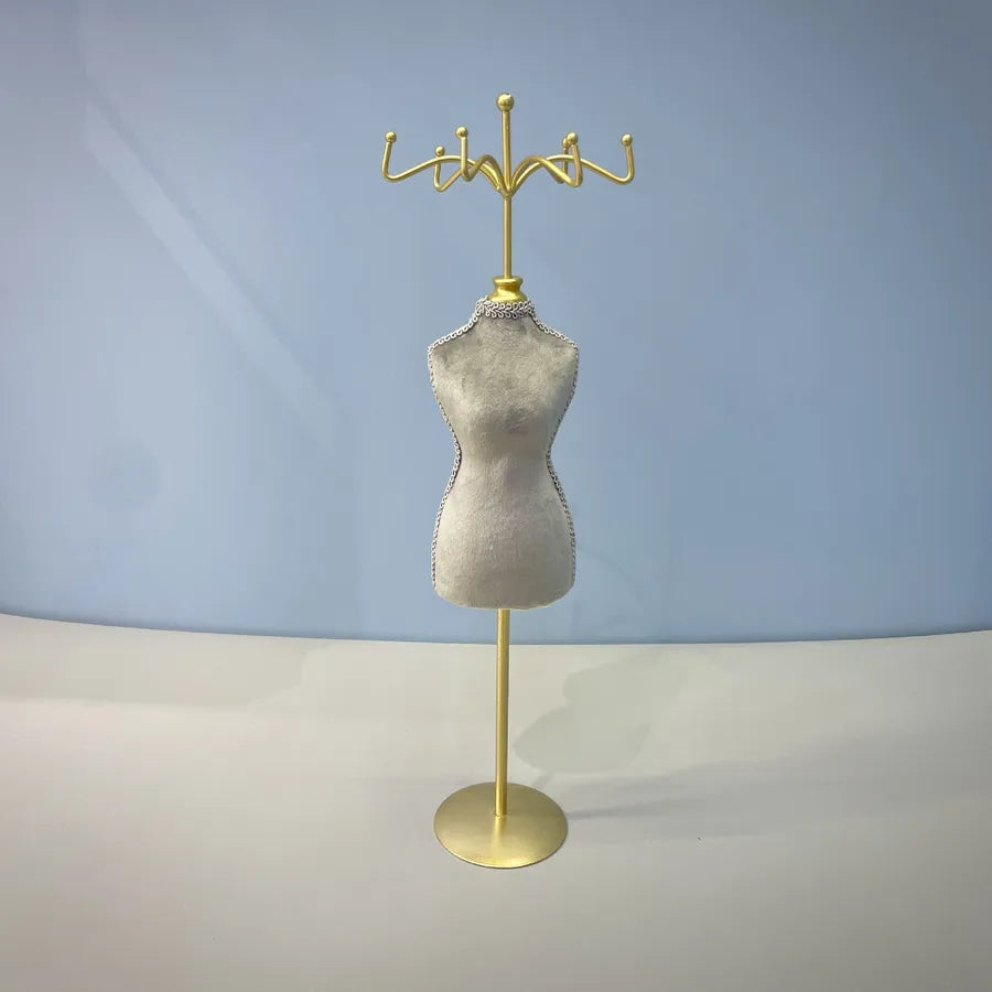 Metal Jewelry Rack Necklace Display Stand Jewelry Display Earring Organizer Jewelry Display Shelf High Sense Ornament Rack