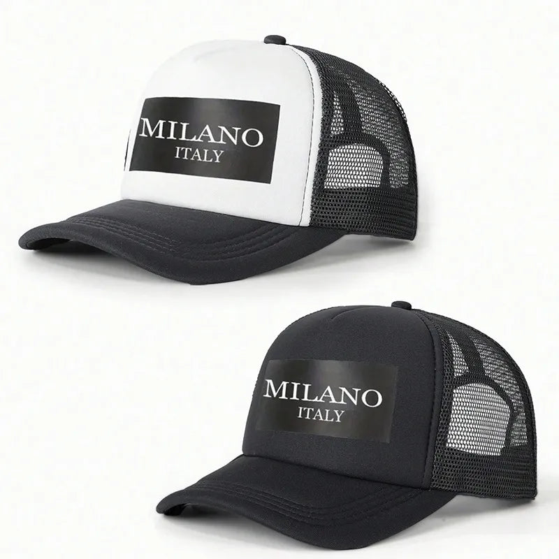 Unisex Streetwear Letter Curved Eaves Baseball Cap