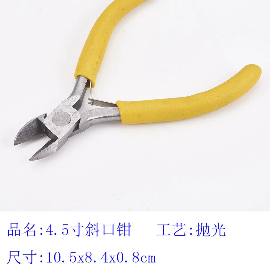 Handmade Jewelry Making Tools Multi-Model Clippers Sharp Mouth Round Mouth Bent Mouth Metal Polished Accessories For DIY Jewelry