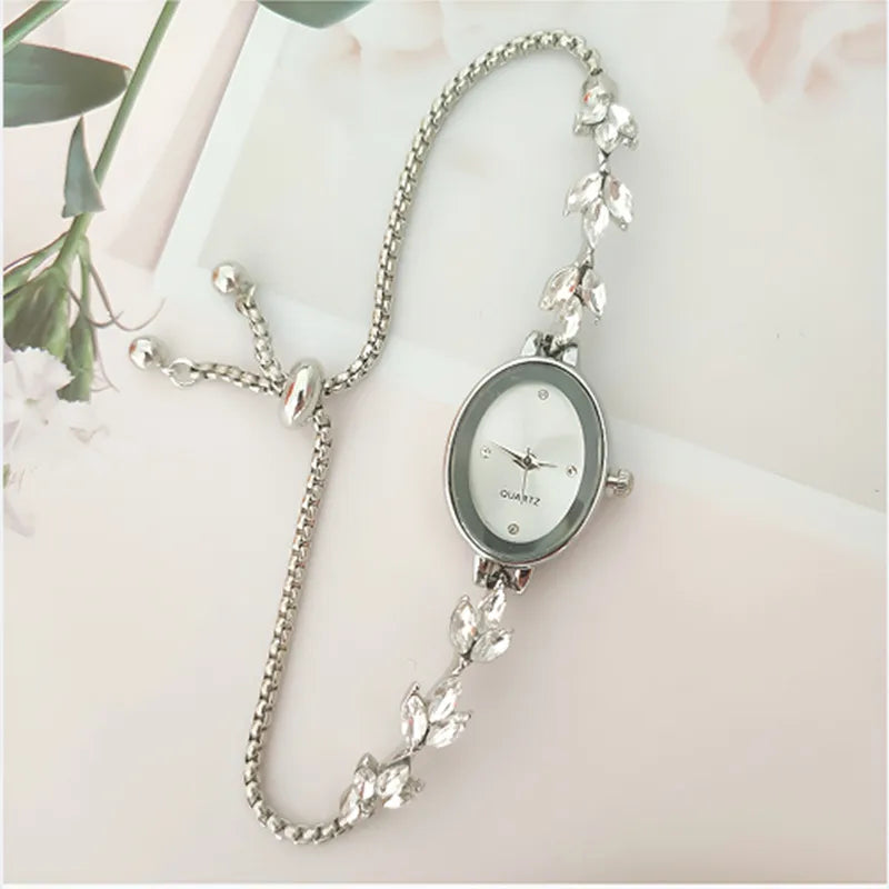 Casual Elegant Petal Telescopic Rope Quartz Women's Watches