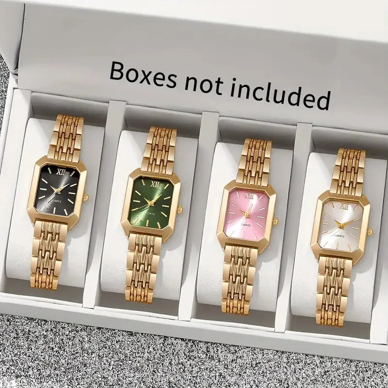 Casual Solid Color One Piece Buckle Quartz Watch Women's Watches