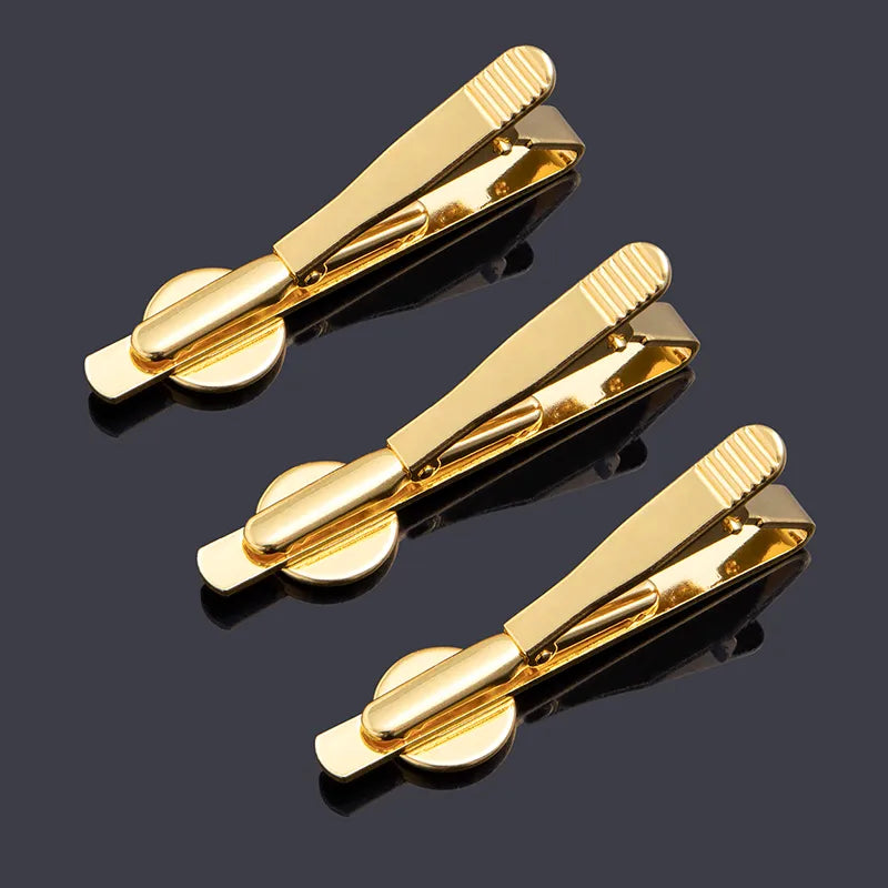 creative 26 english letters tie clip wedding bridegroom business exquisite copper material men and women accessories