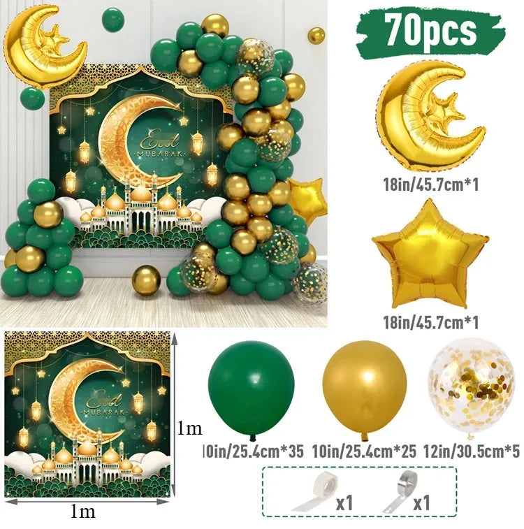 Cute Star Moon Aluminum Film Party Festival Balloons Party Supplies Balloons 1 Set