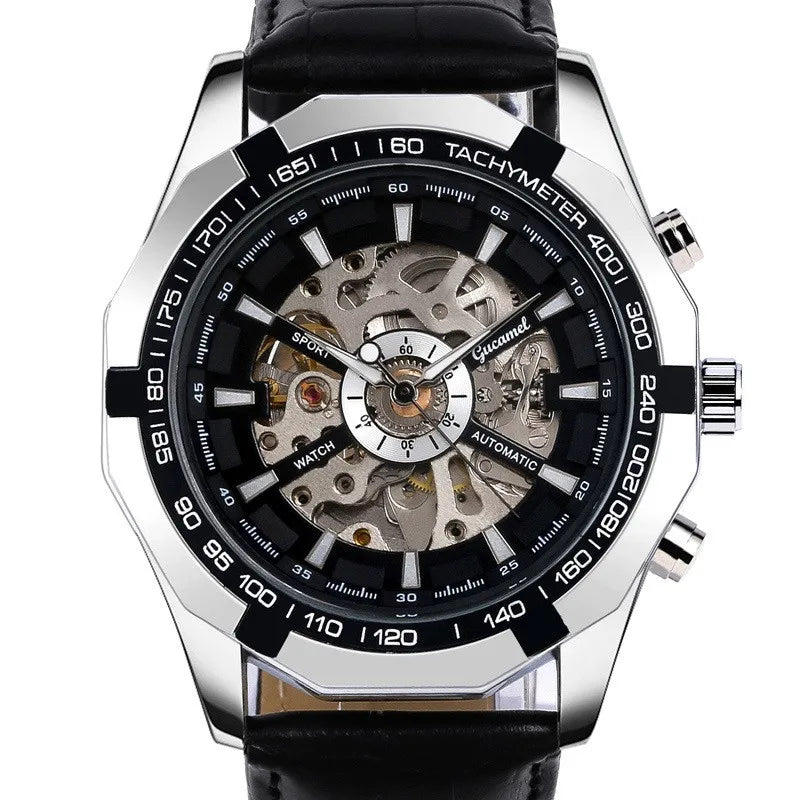 business gear double side snaps mechanical men's watches