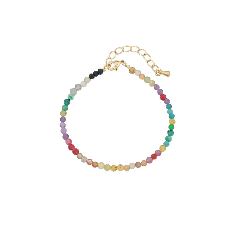 Vacation Classic Style Round natural stone Freshwater Pearl Copper 18K Gold Plated Bracelets Necklace In Bulk