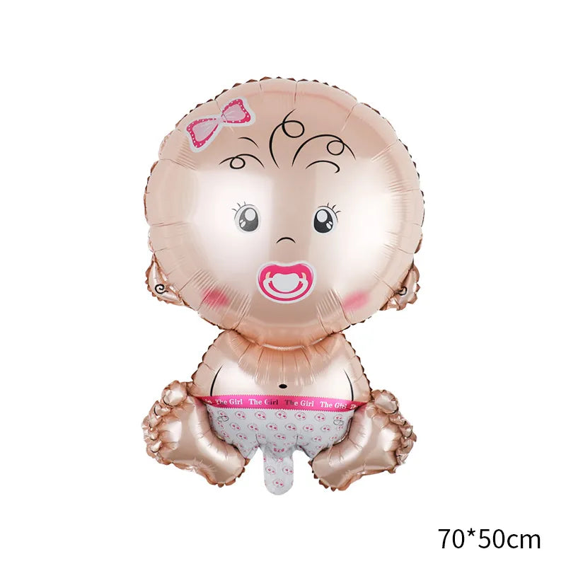 Birthday Cute Human Aluminum Film Party Festival Balloons