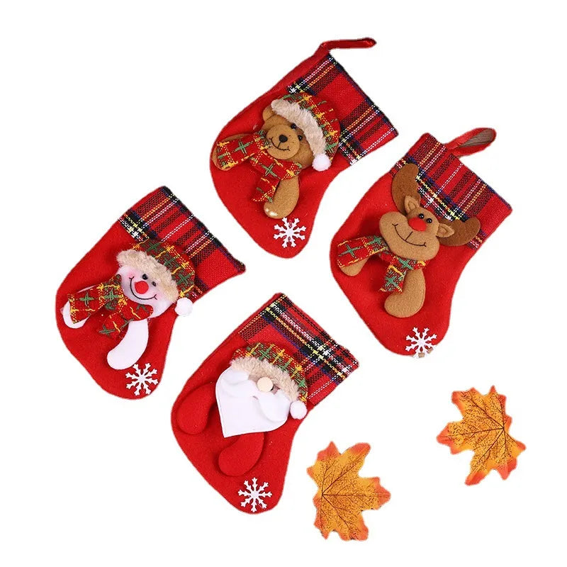 christmas cute santa claus snowman cloth party christmas socks