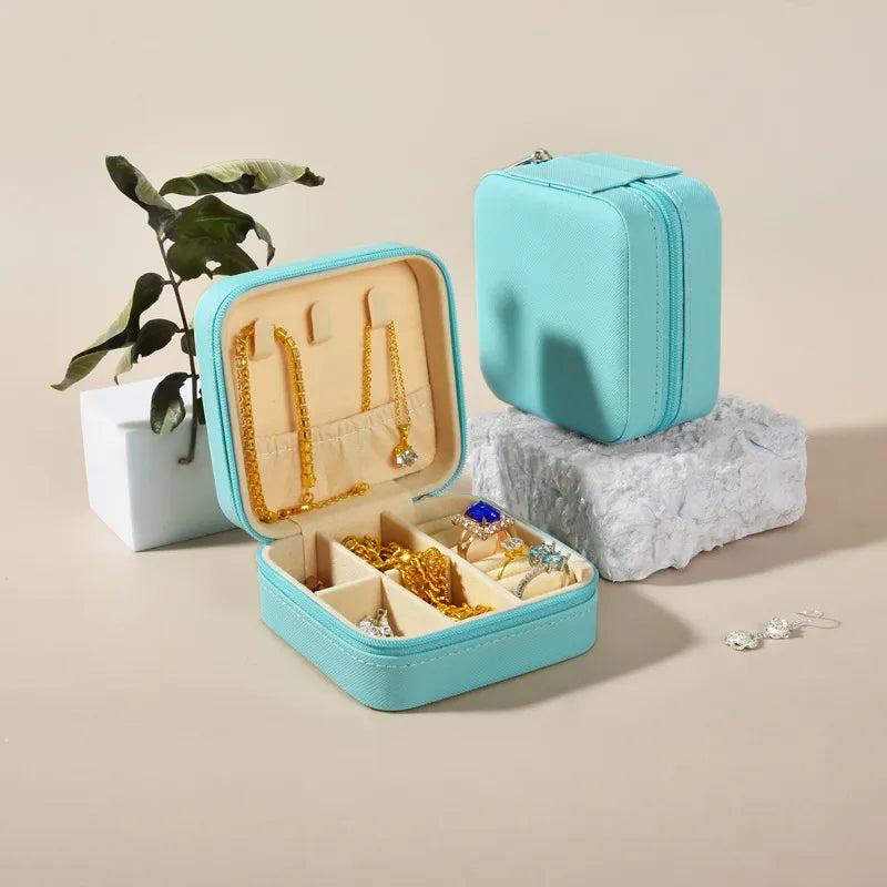 1 Piece Flannel Elegant Simple Style Home Daily Solid Color Jewelry Boxes