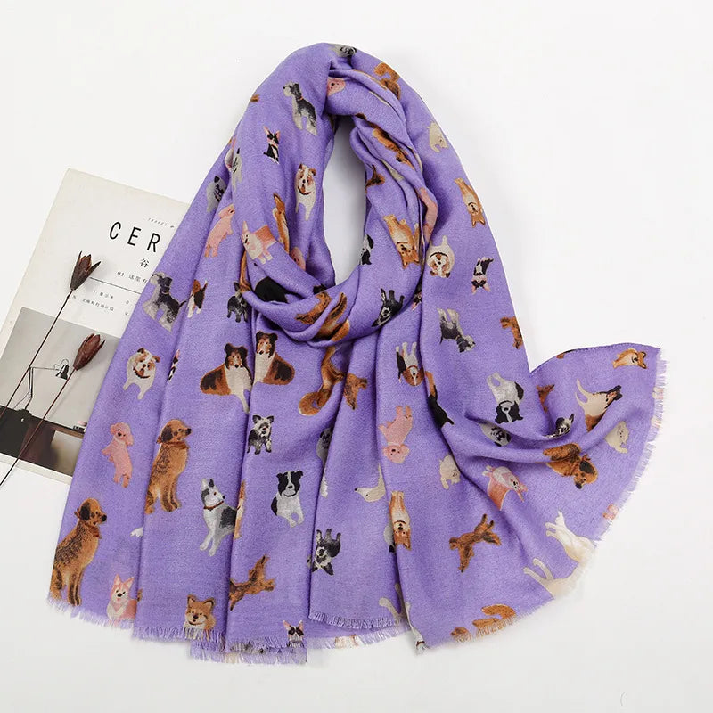Women's Vacation Simple Style Animal Polyester Scarf