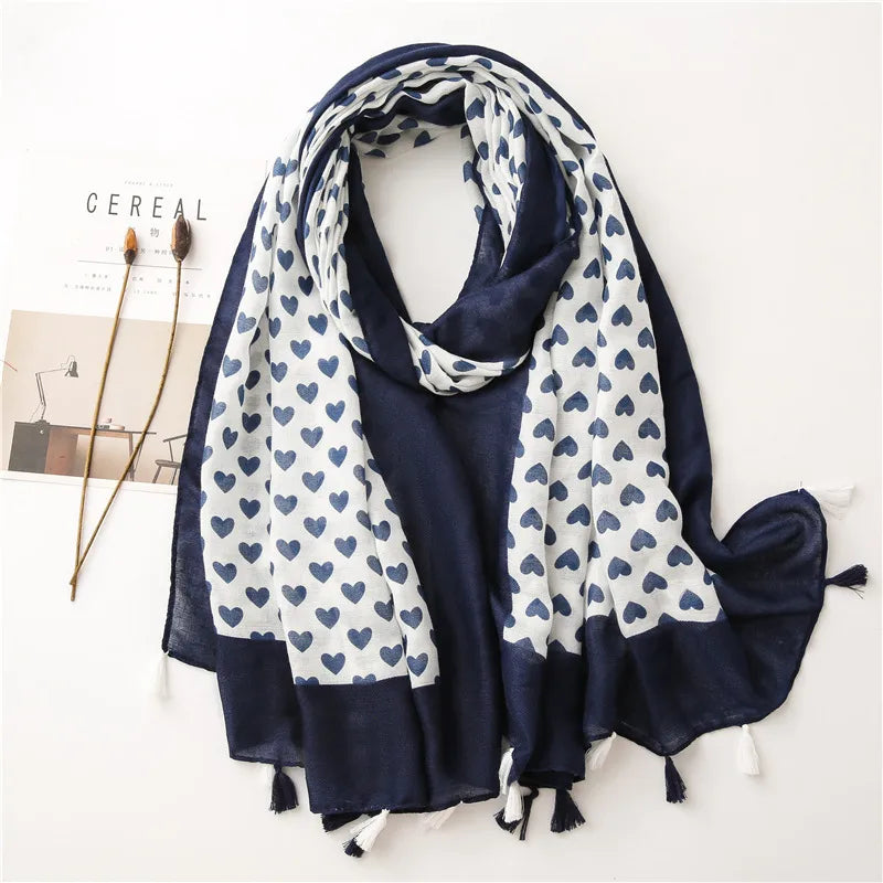 hot selling fashion retro small flower twill cotton scarf