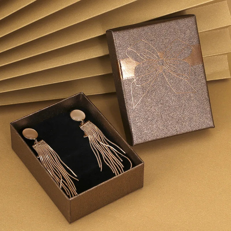 fashion bow knot paper jewelry boxes 1 piece