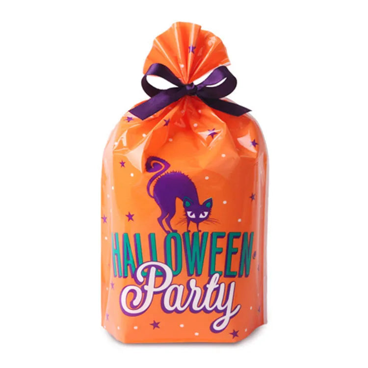 Halloween Funny Pumpkin letter Cat PE Party Gift Wrapping Supplies