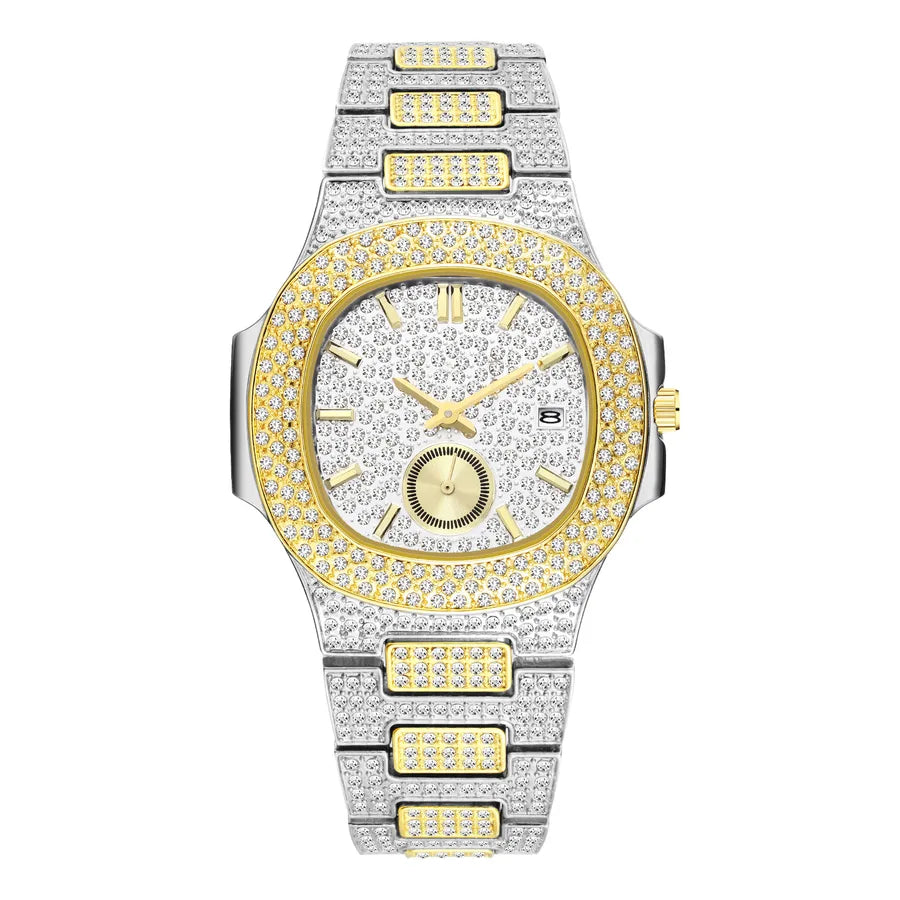 Casual Elegant Geometric Butterfly Double Snap Quartz Men's Watches
