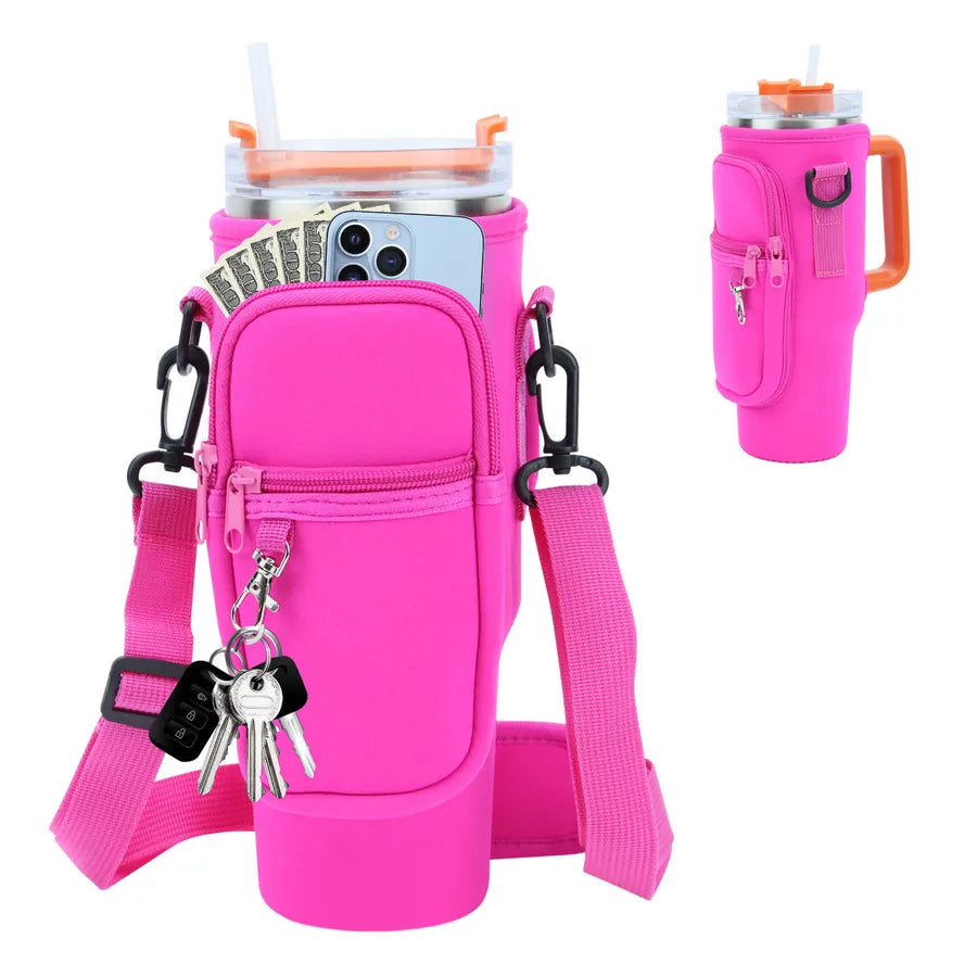 Casual Solid Color Cloth Cup Sleeves 1 Piece