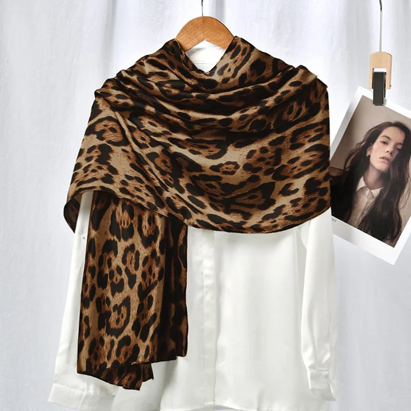 women's lady flower cloud brocade printing scarf
