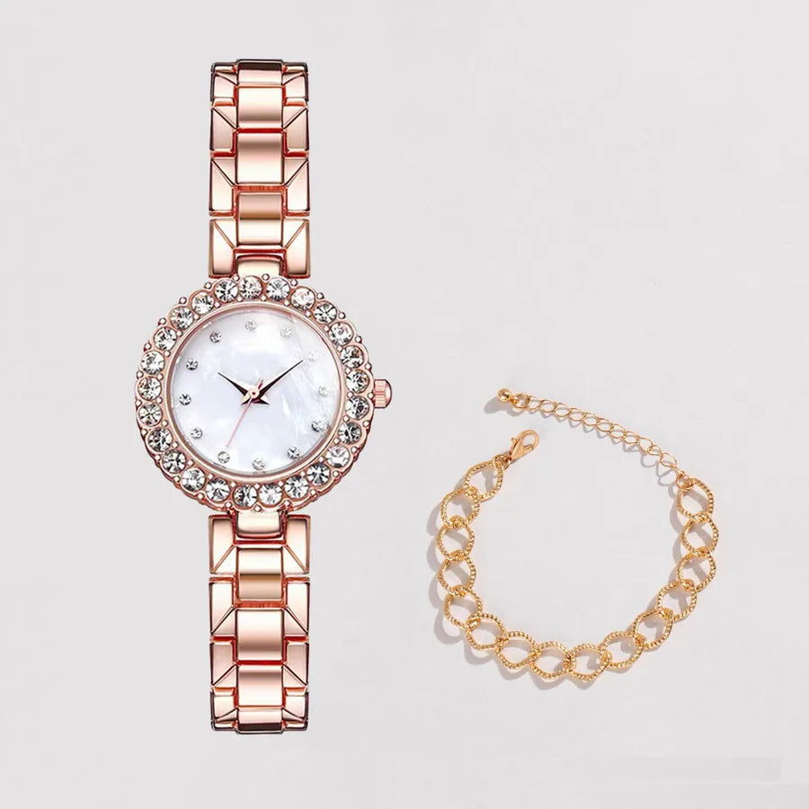 Elegant Oval Single Folding Buckle Quartz Women's Watches