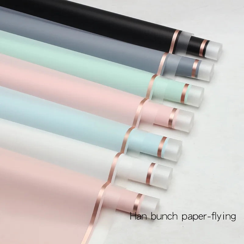 Elegant Romantic Solid Color Korean Plain Paper Daily Date Korean Floral Wrapping Paper Party Supplies Gift Wrapping Supplies 1 Pack of 20 Sheets