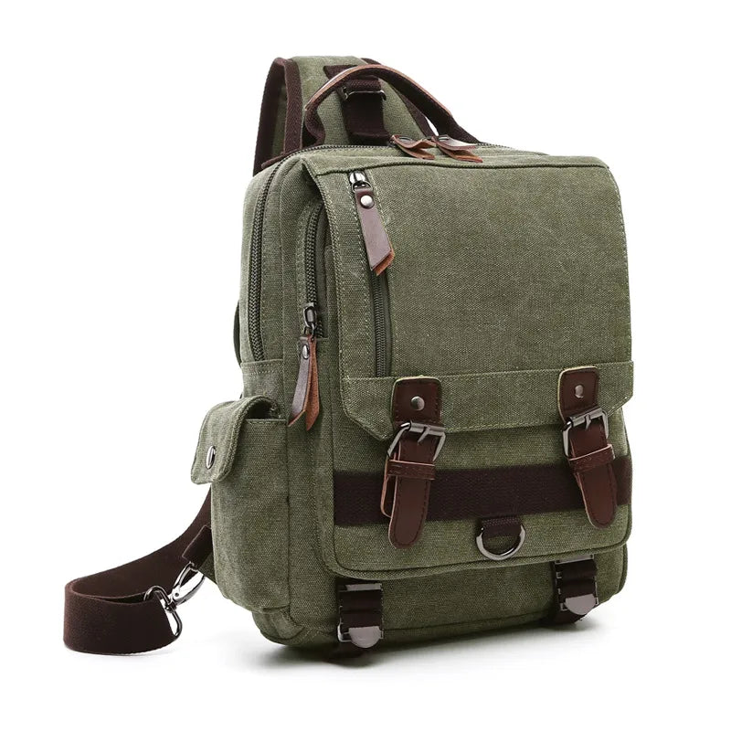 solid color casual travel hiking backpack