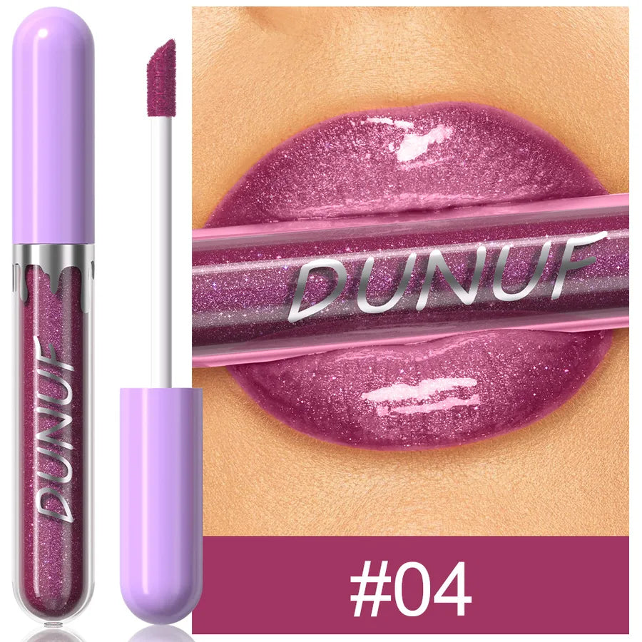 Casual Elegant Multicolor Liquid Lip Gloss