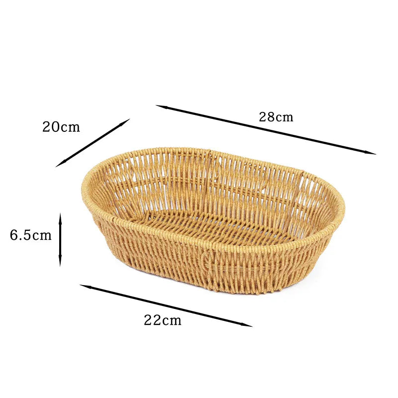 Simple Style Solid Color Storage Basket