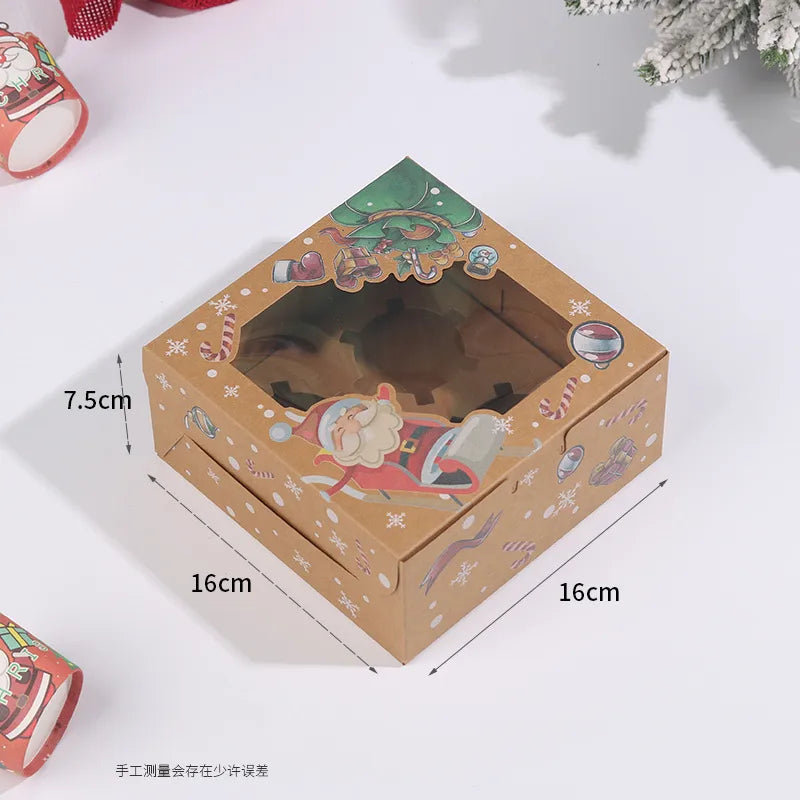 Christmas Cartoon Style Cartoon Paper Card Party Gift Wrapping Supplies