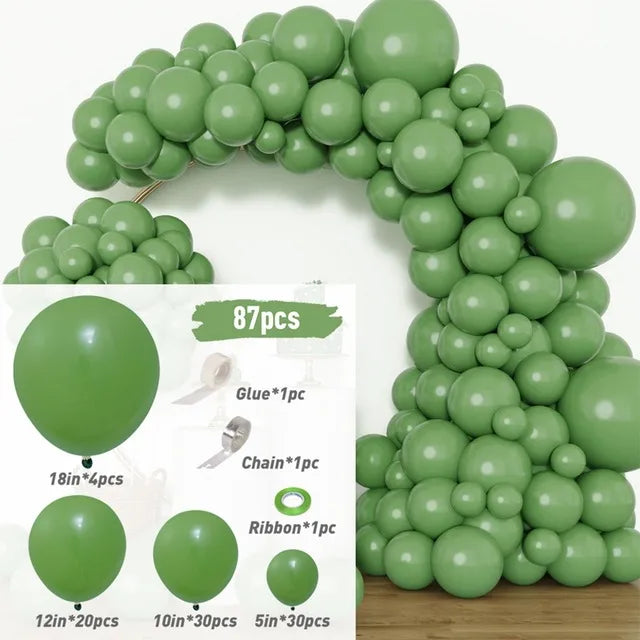 simple style solid color emulsion daily party balloons