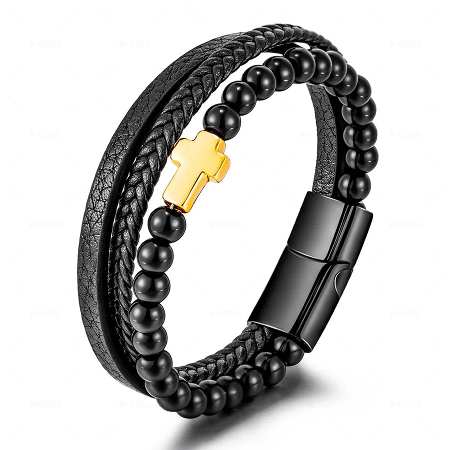 fashion geometric titanium steel stoving varnish bracelets 1 piece
