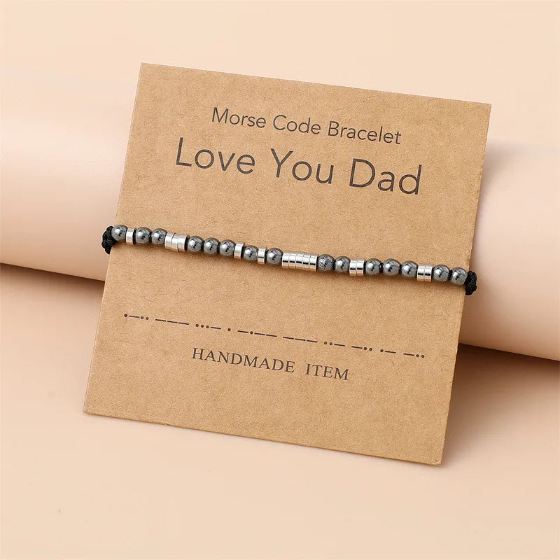 Casual Simple Style Geometric 304 Stainless Steel rope Hematite Wholesale Bracelets